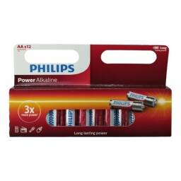 Pilas Alcalinas Philips Aa Caja X 12 Unidades. Gran Canal.