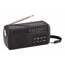 Radio Con Dnamo Y Panel Solar. Am, Fm, Bluetooth Gran Canal