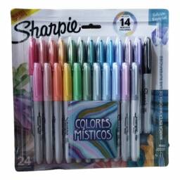 Marcadores Sharpie Msticos. Colores Pastel X24. Gran Canal 