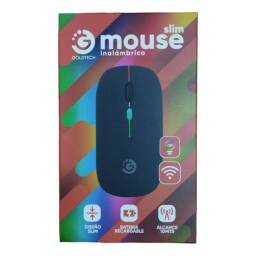 Mouse Inalambrico Ultra Slim Recargable Goldtech 