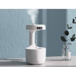 Humidificador antigravedad con reloj